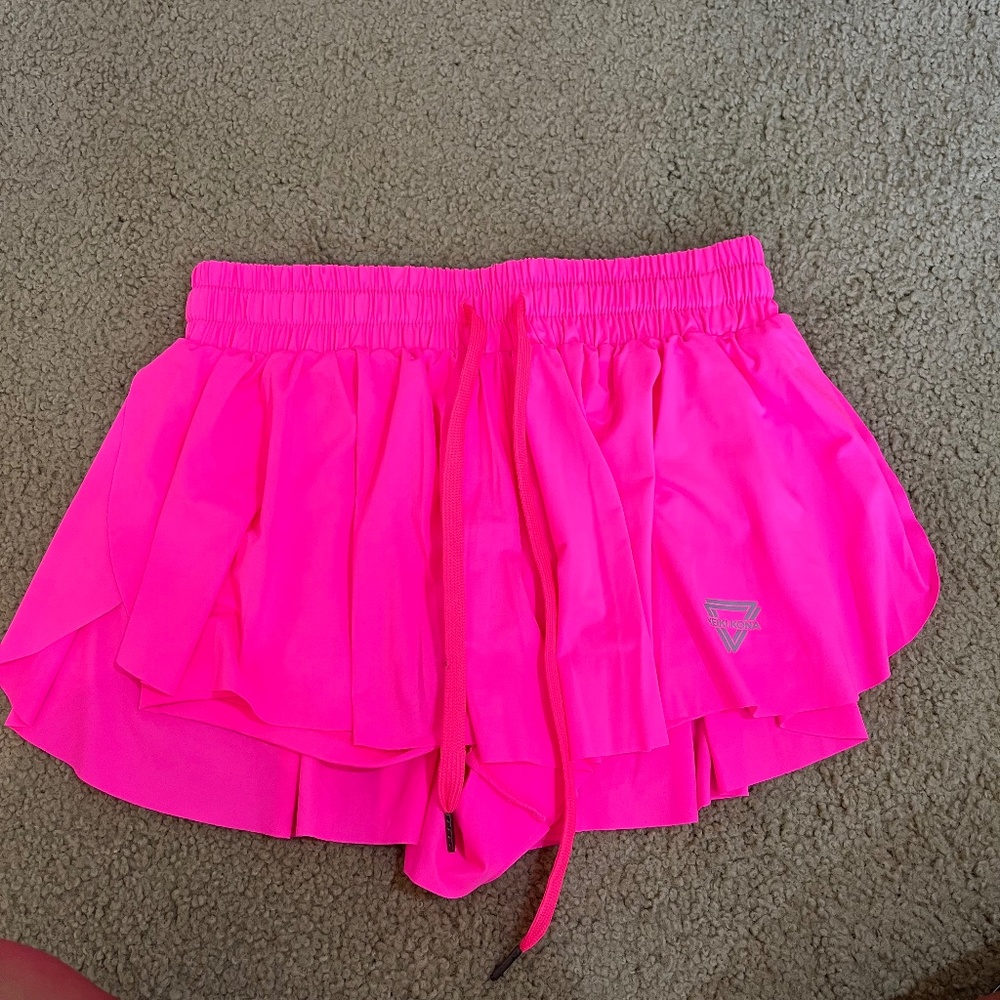 Neon Pink Keiki Kona Shorts